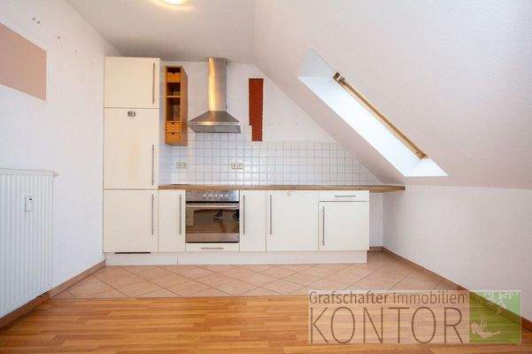 Blick auf die Küche