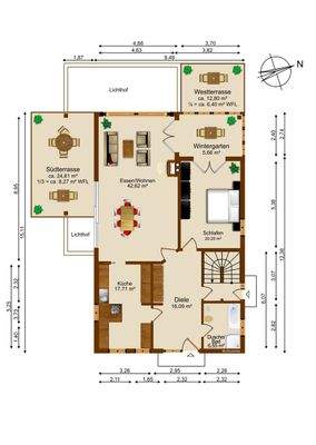 Erdgeschoss Grundriss