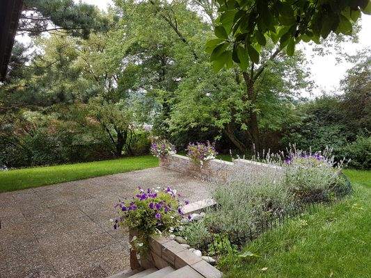 Terrasse vor dem Wohnbereich