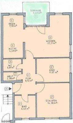 Grundriss dient nur zur Darstellung