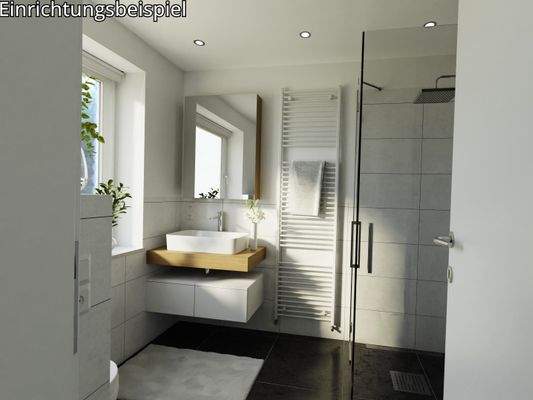 Duschbad EG - Einrichtungsbeispiel