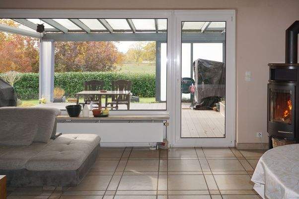 Blick WZ zur Terrasse