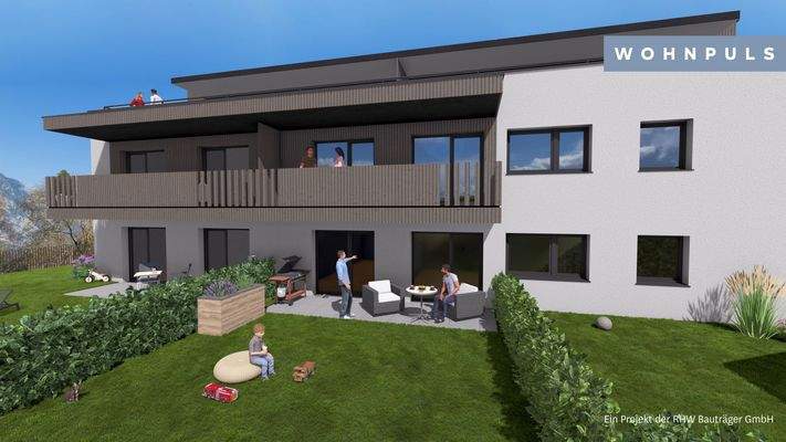 Visu Oberperfuss Huebe - Ansicht West