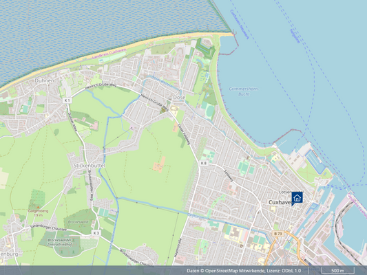 nah zum Sandstrand Döse/Duhnen