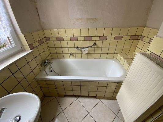 Ausbauzustand Bad im EG