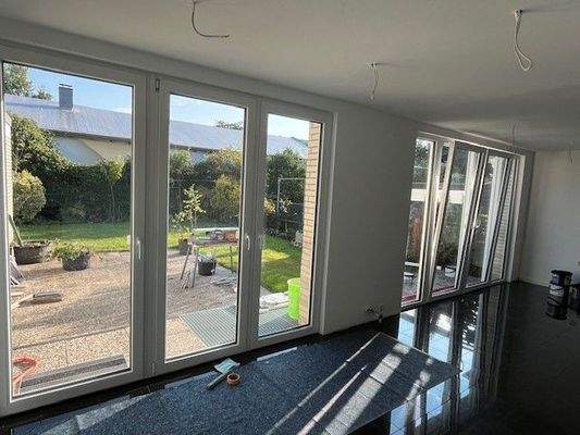 Wohnen mit Blick in den Garten