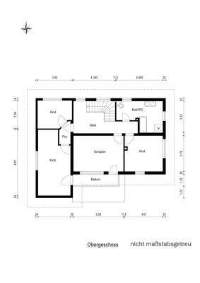 Grundriss Obergeschoss