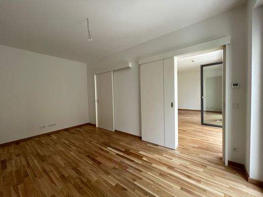 Blick aus dem Schlafzimmer