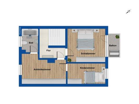 Grundriss Obergeschoss