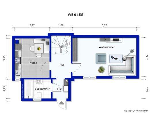 GR WE 1 EG möbliert