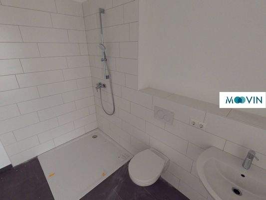 Ansicht I: Badezimmer mit Dusche