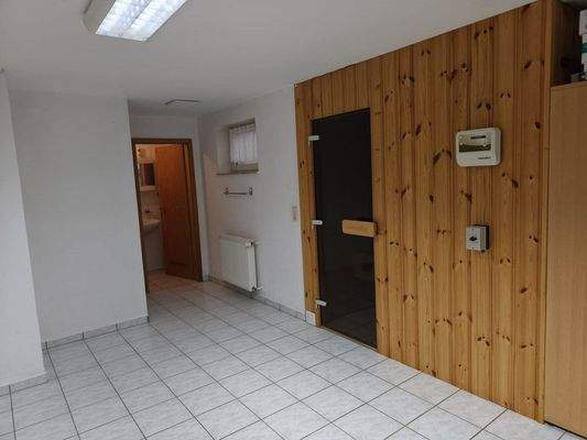 Zugang zur Sauna