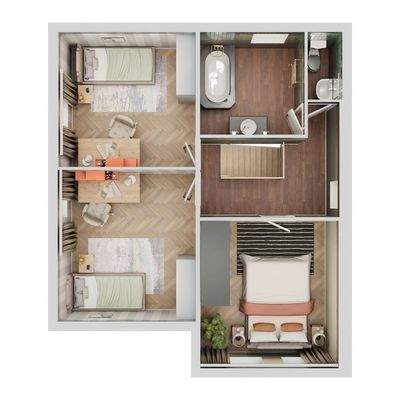 Grundriss Obergeschoss