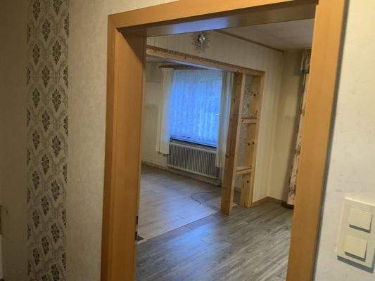 Durchbruch Wohnzimmer