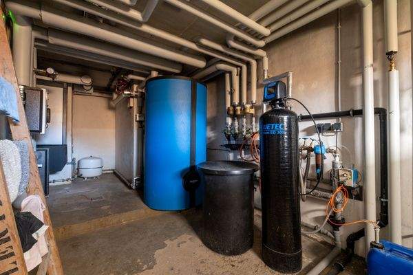 Heizraum, Wasserenthärtung