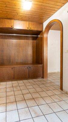 Garderobe am Eingang zur Hauptwohnung