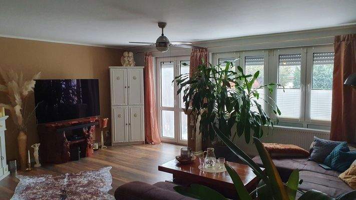 Wohnzimmer Blick in den Garten