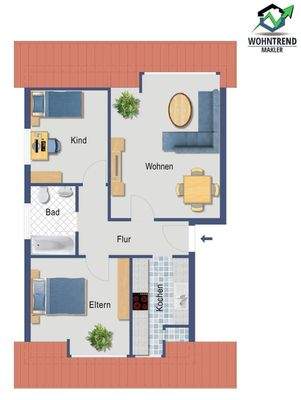 Grundriss Dachgeschoss