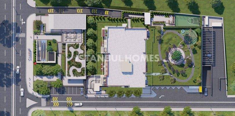 Balcony Flats on Basın Express Road in Bağcılar Istanbul