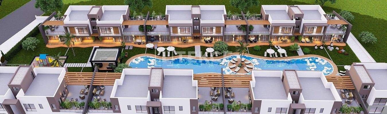 2+1 Apartments with Gardens and Terraces in North Cyprus