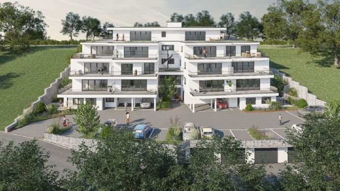 Moderne Zweizimmerwohnung plus Balkon mit südwestlicher Ausrichtung