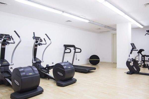 Fitnessraum im Keller