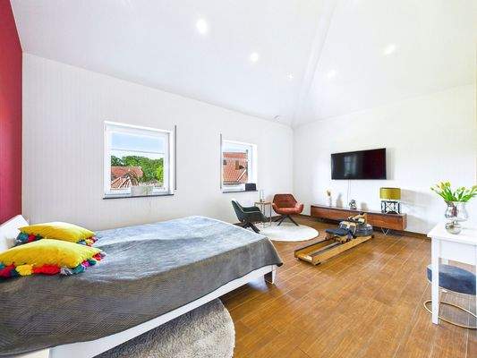 Gästebereich über der Garage