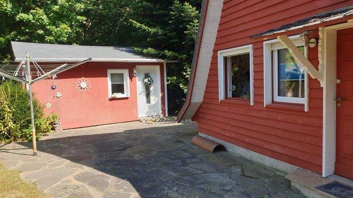 Badehaus und Wohnhaus