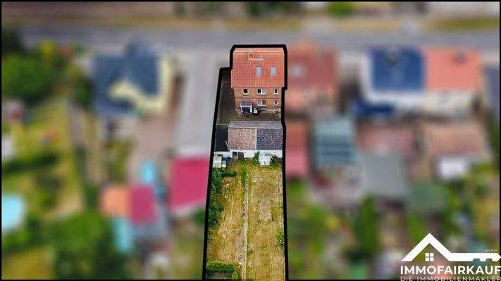 Hausansicht von oben