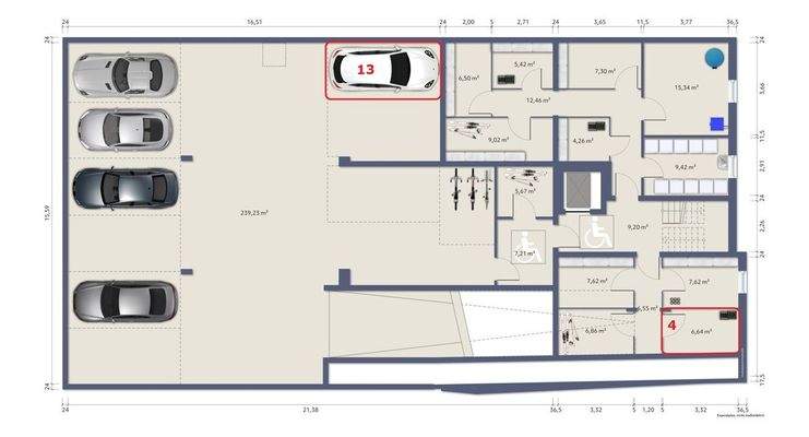 7321 Etagengrundriss KG WE 4