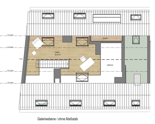 Grundriss Galerie