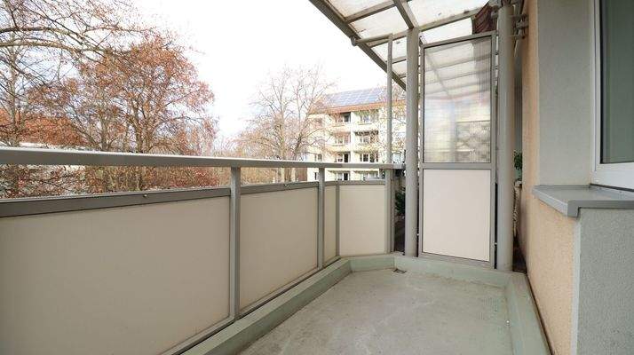 Balkon am Wohnzimmer