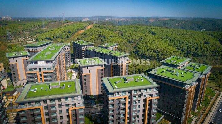 Spacious Real Estate with Forest View in Kağıthane Istanbul