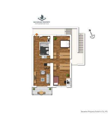 Wohnung 3 (Gestaltungsbeispiel)