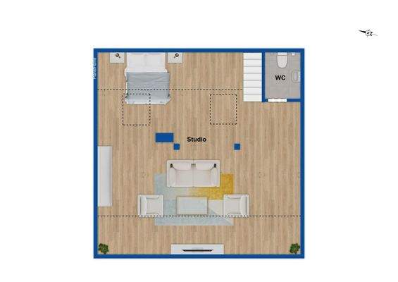 Grundriss Spitzboden