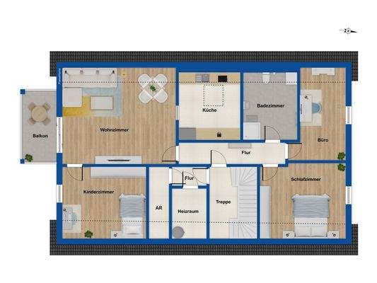 Grundriss Dachgeschoss