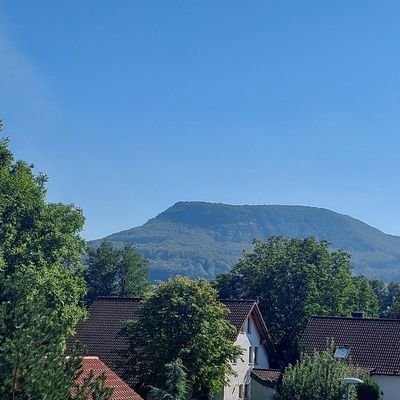 Blick vom Balkon