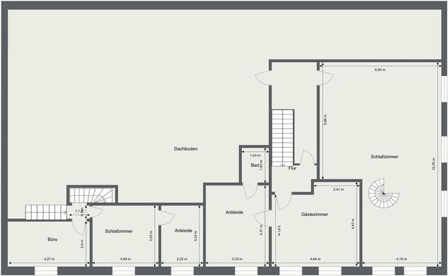 Kempen - Obergeschoss - 2D Floor Plan