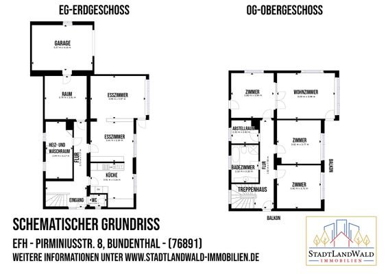 Schematischer Grundriss - Bundenthal