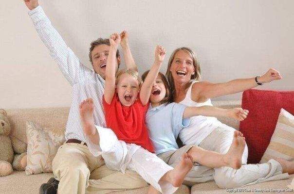 Glück im neuen Haus