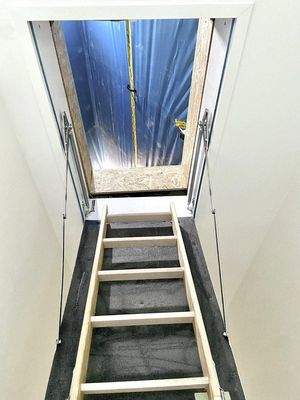 Aufgang zum Dachboden