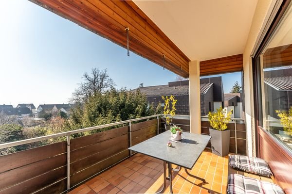 Balkon mit Aussicht 