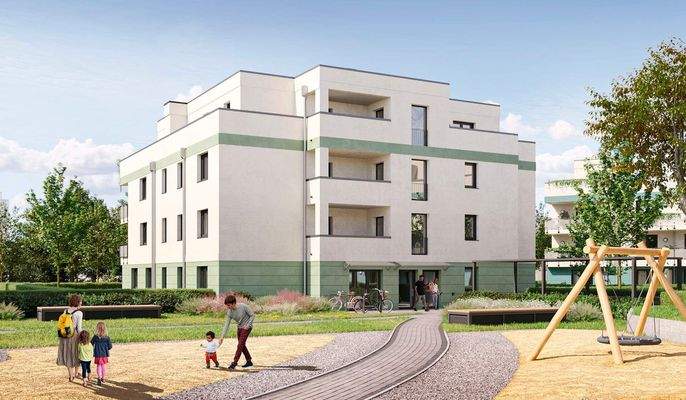 Moderne Eigentumswohnung im Mehrfamilienhaus