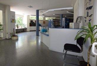 grosszügiger Empfang