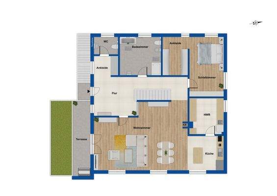 Grundriss Obergeschoss