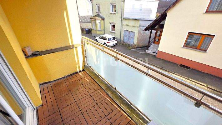 Gegenseite des Balkons