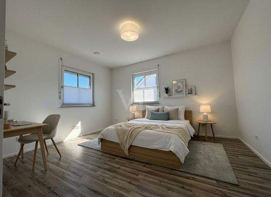 KI-Homestaging Schlafzimmer