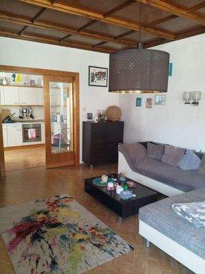 Wohnzimmer fertige Wohnung