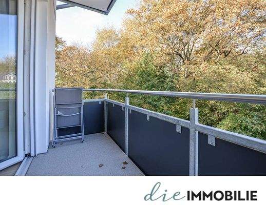 Balkon mit grüner Aussicht 