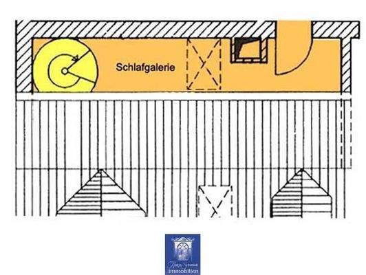 Grundriss obere Ebene